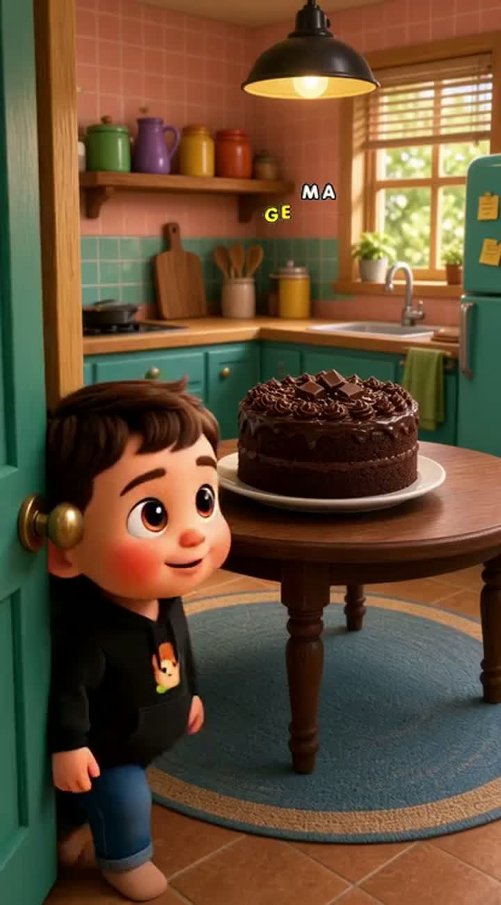 Vertical 9:16 3D cartoon video for YouTube Shorts — AI cartoon
