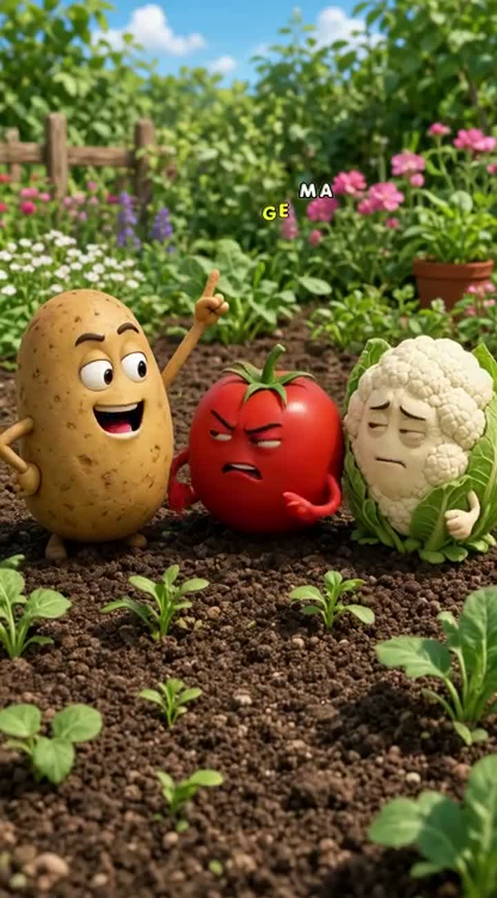 A vibrant, colorful cartoon with smooth, fluid animation… — AI cartoon