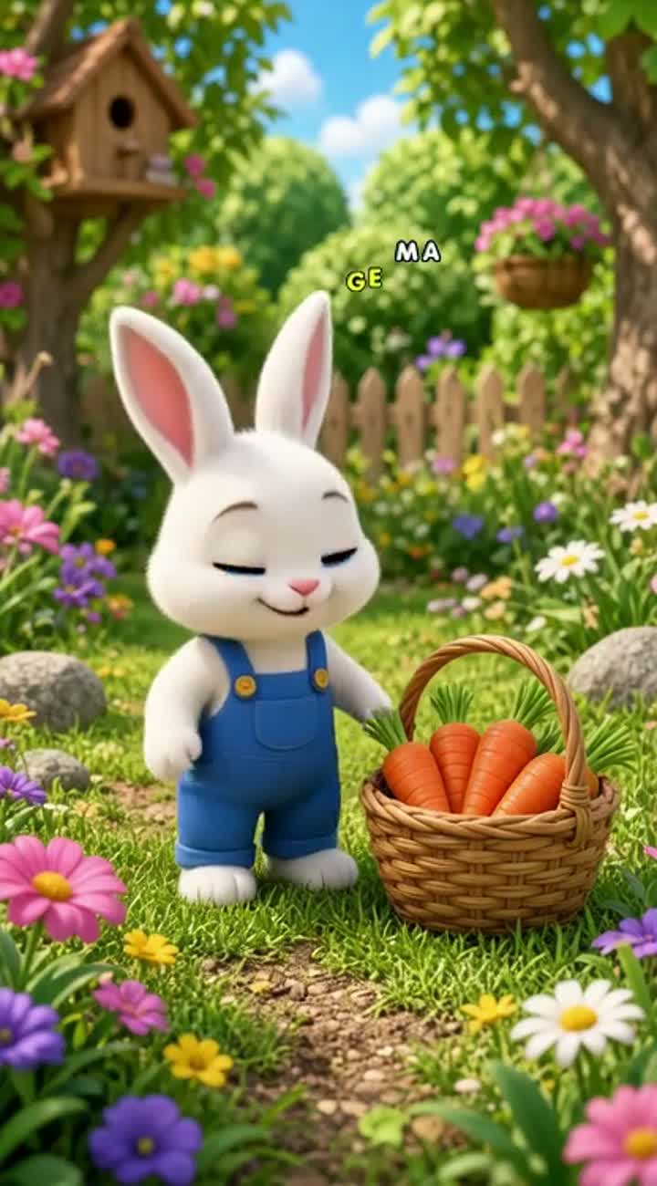Colorful 3D cartoon for children aged 3-8 — AI cartoon