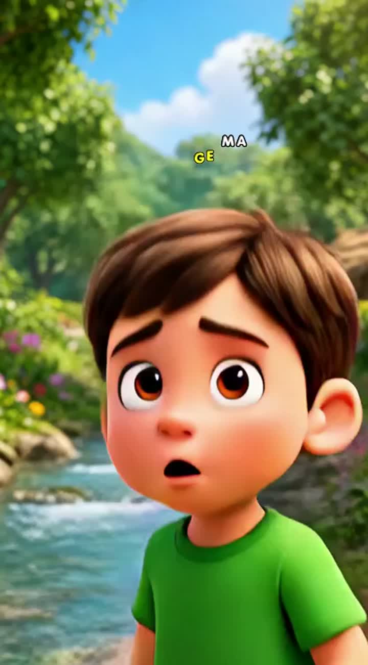 Crea un cartone animato originale in 3D, con qualità… — AI cartoon