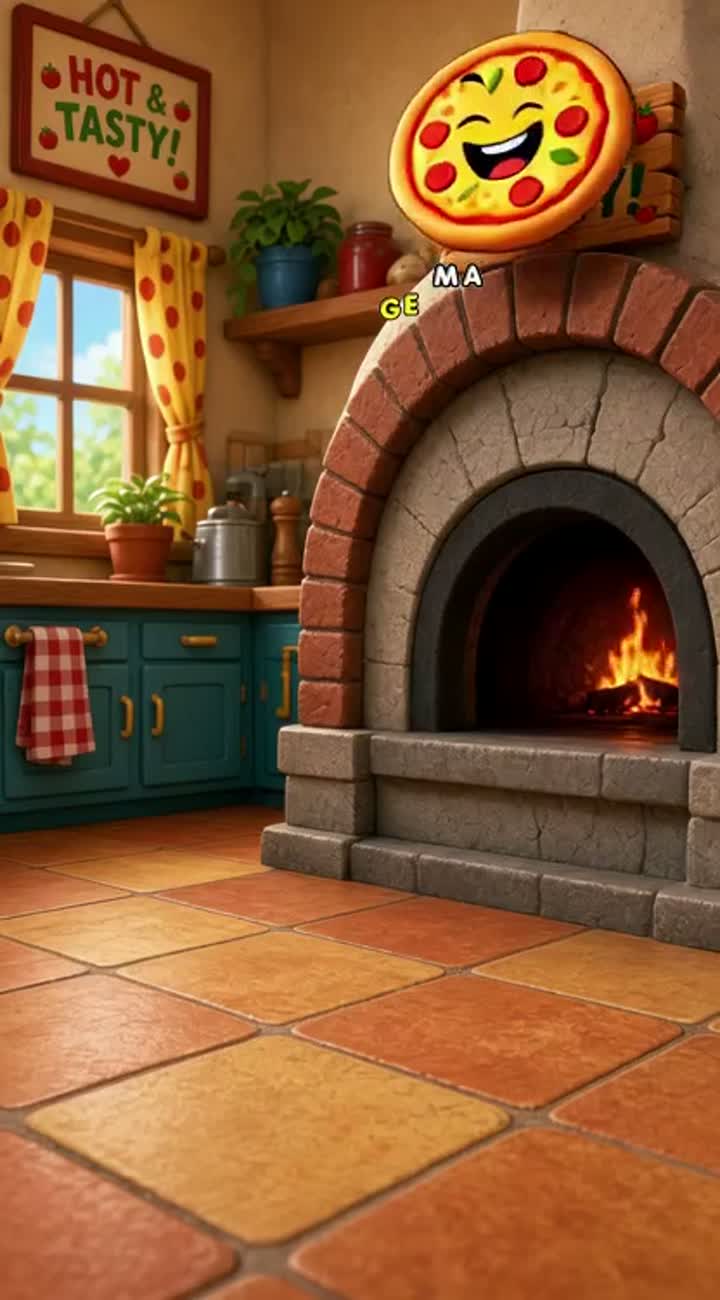 The Escaping Pizza — AI cartoon