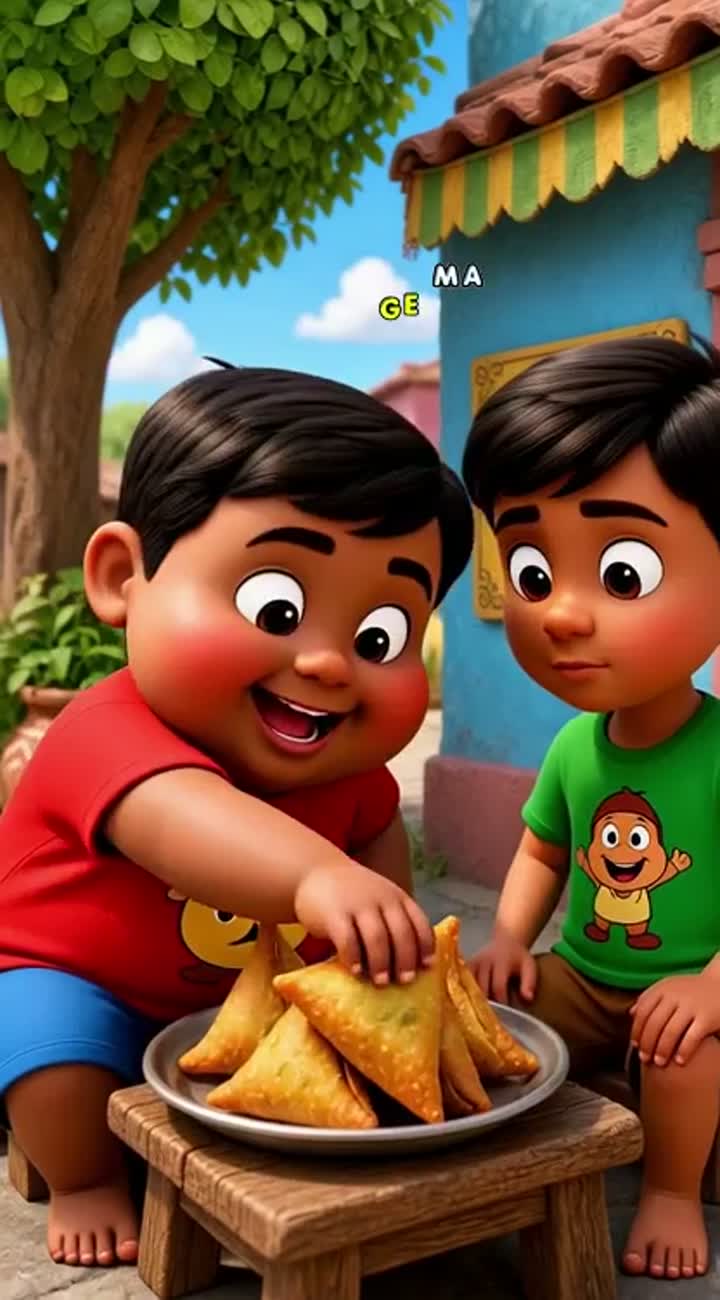 Funny vertical 9:16 3D cartoon video for kids — AI cartoon