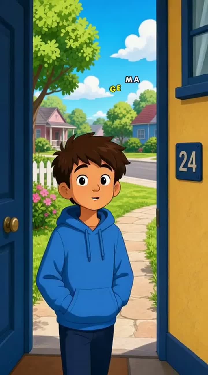 Yo sup makev a boy say sup Animated cartoon with smooth animation… — AI cartoon