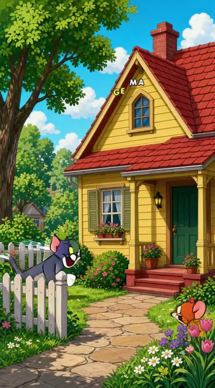 Tom Jerry cartoon banakar do Animated cartoon with smooth… — AI cartoon