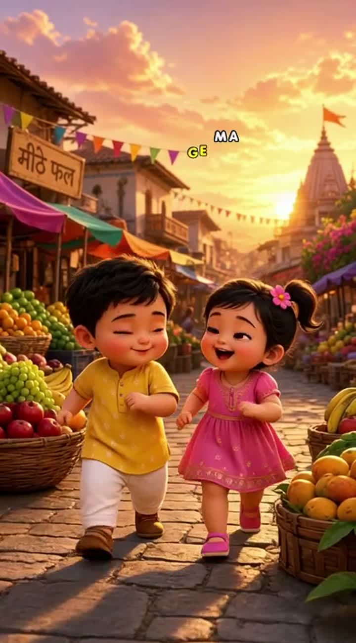 Cute 3D animated baby boy and baby girl — AI cartoon