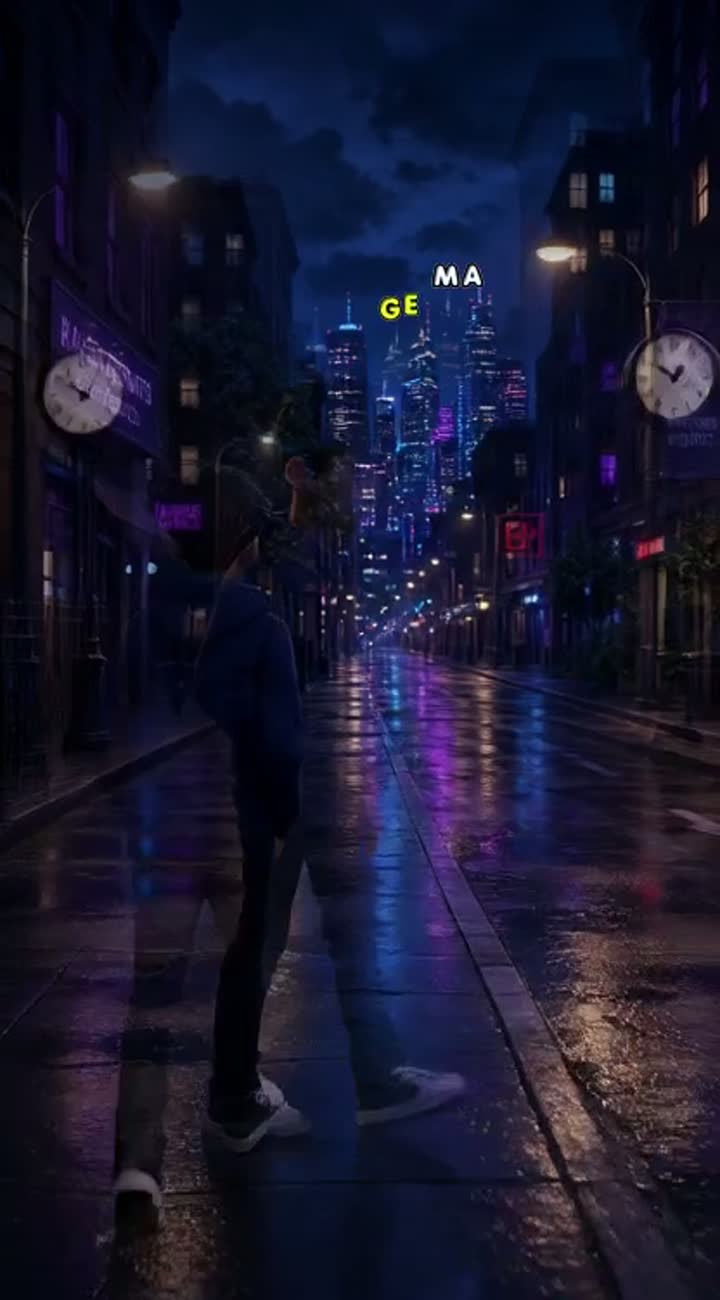 Suspenseful 3D animated cartoon short film titled "THE LAST " — AI cartoon