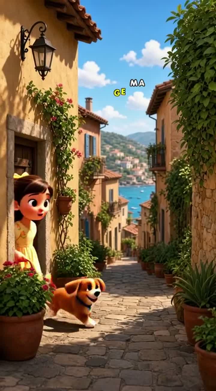 Vertical 9:16, cinematic composition, high-quality 3D rendering… — AI cartoon