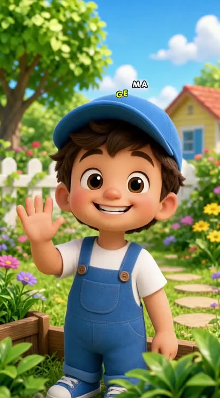 Exactly vertical 9:16, high-quality 3D animated educational video… — AI cartoon