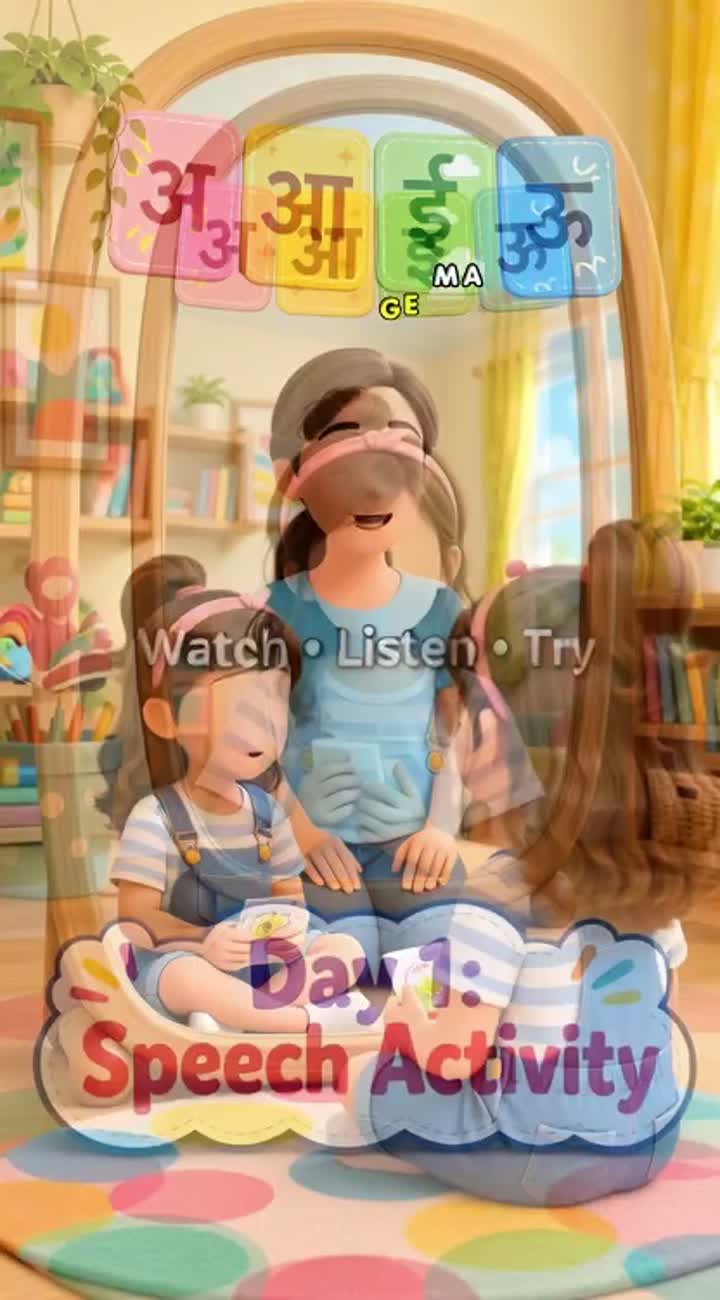 Day 1- Speech Clarity Activity — AI cartoon