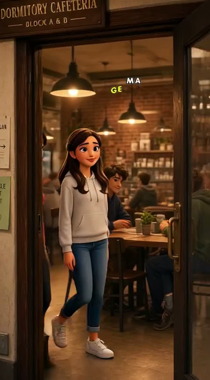 Warm colours, natural emotions, and a cozy atmosphere — AI cartoon