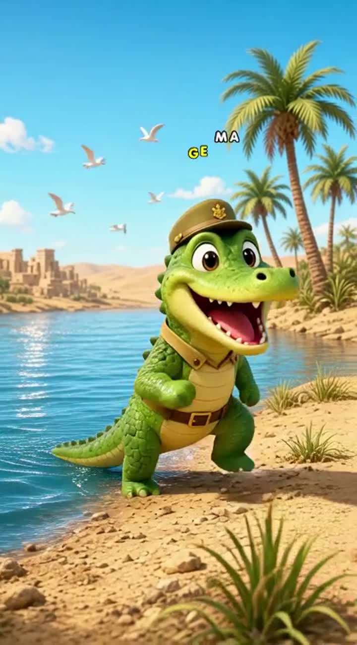 Cute 3D animated cartoon for a children's nursery rhyme… — AI cartoon