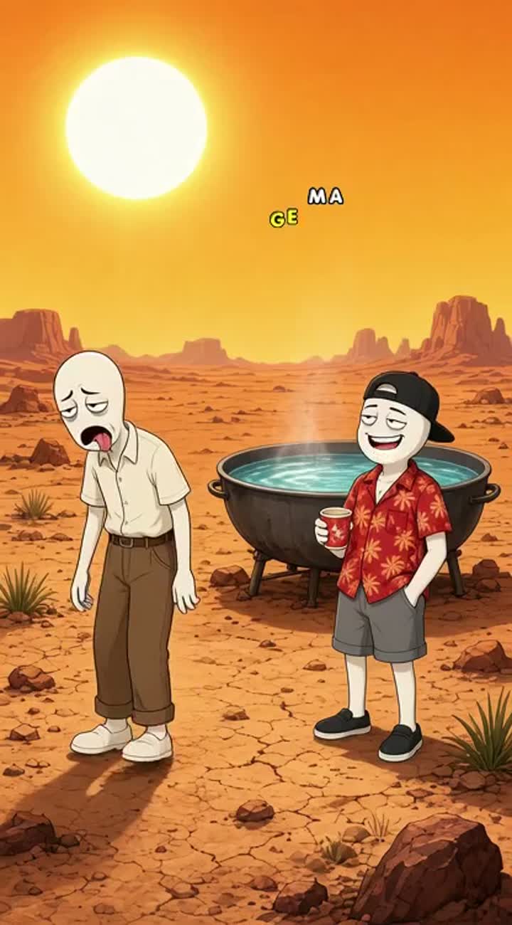 Vertical 9:16 animated cartoon video in exactly the same character… — AI cartoon