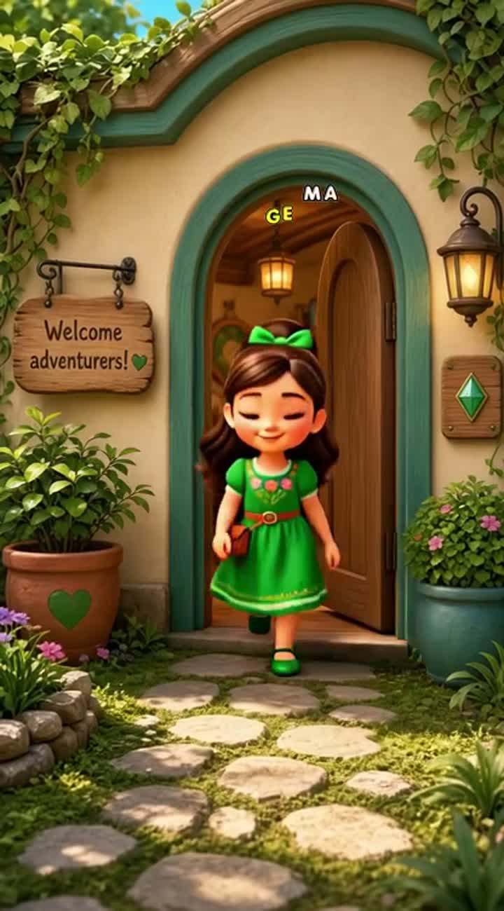 A cartoon character named Gah: Create a cute 3D cartoon girl… — AI cartoon