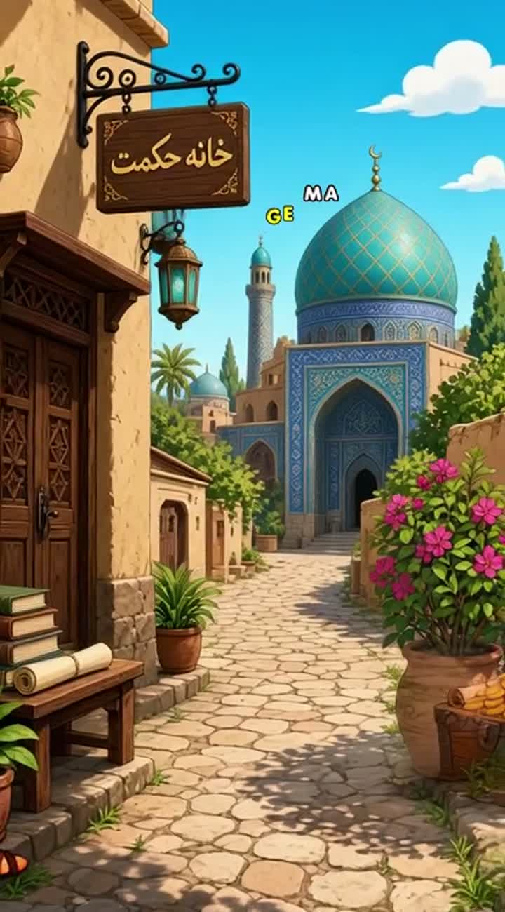 A vibrant cartoon with vivid colours and smooth, fluid animation — AI cartoon