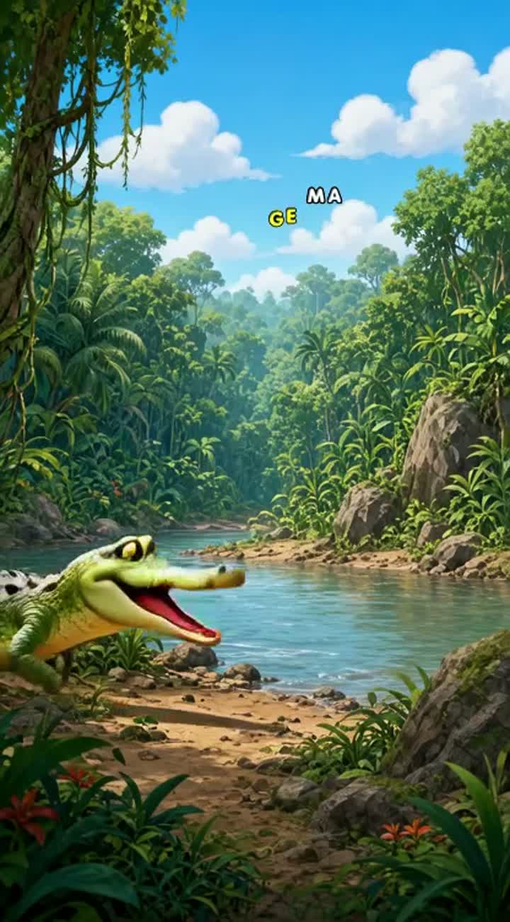 MUSICAL - LES CROCODILES DU NIL — AI cartoon