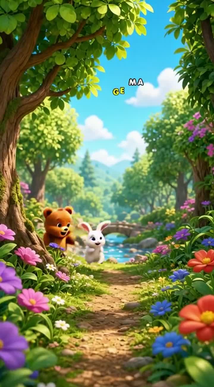 Cute 3D cartoon for kids — AI cartoon