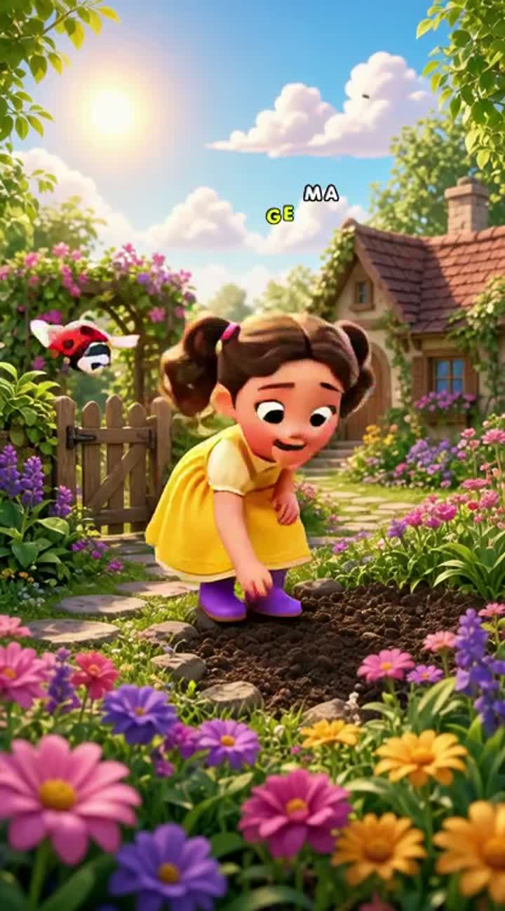 5: Mia and the Tiny Garden of Dreams — AI cartoon