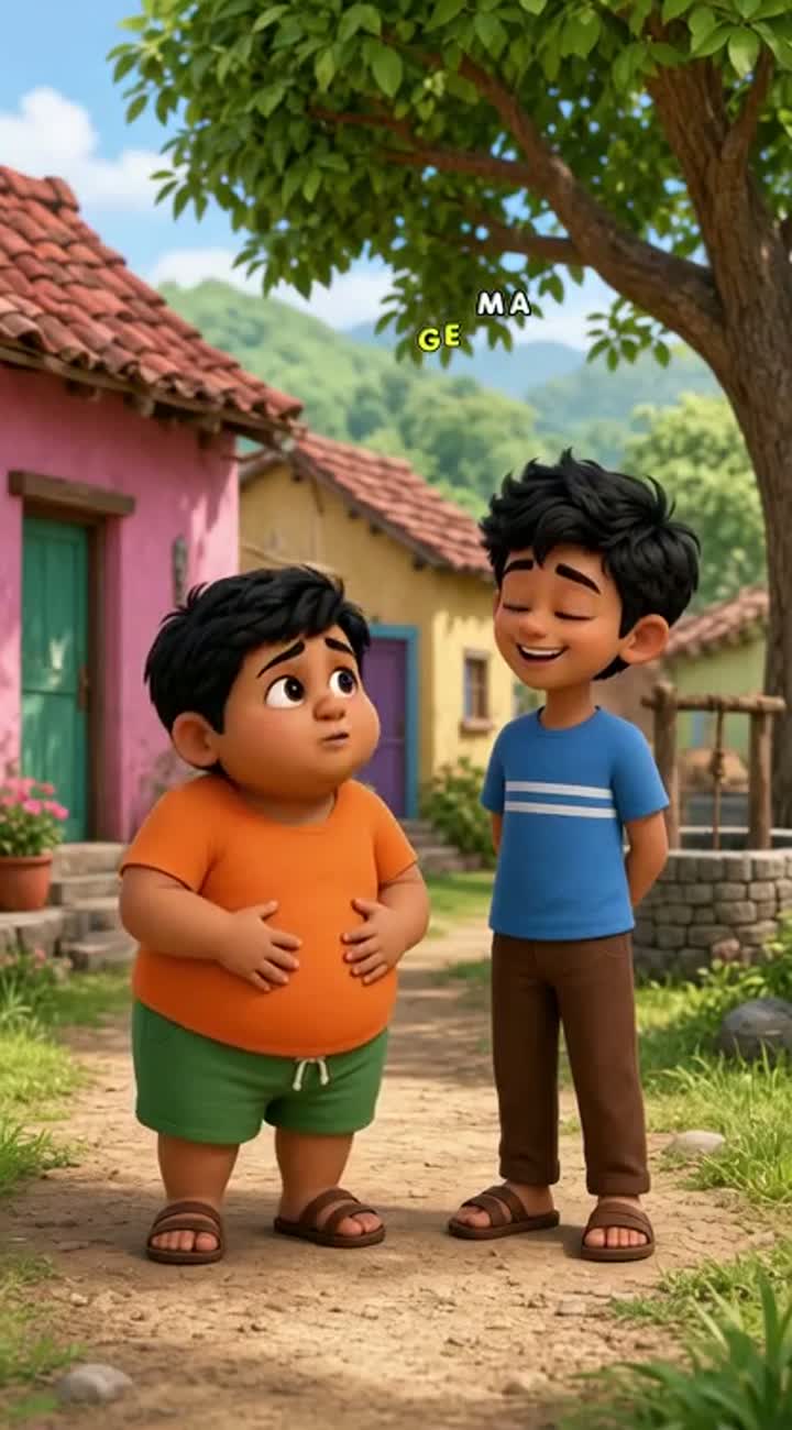 Bright colors, and expressive character movements — AI cartoon
