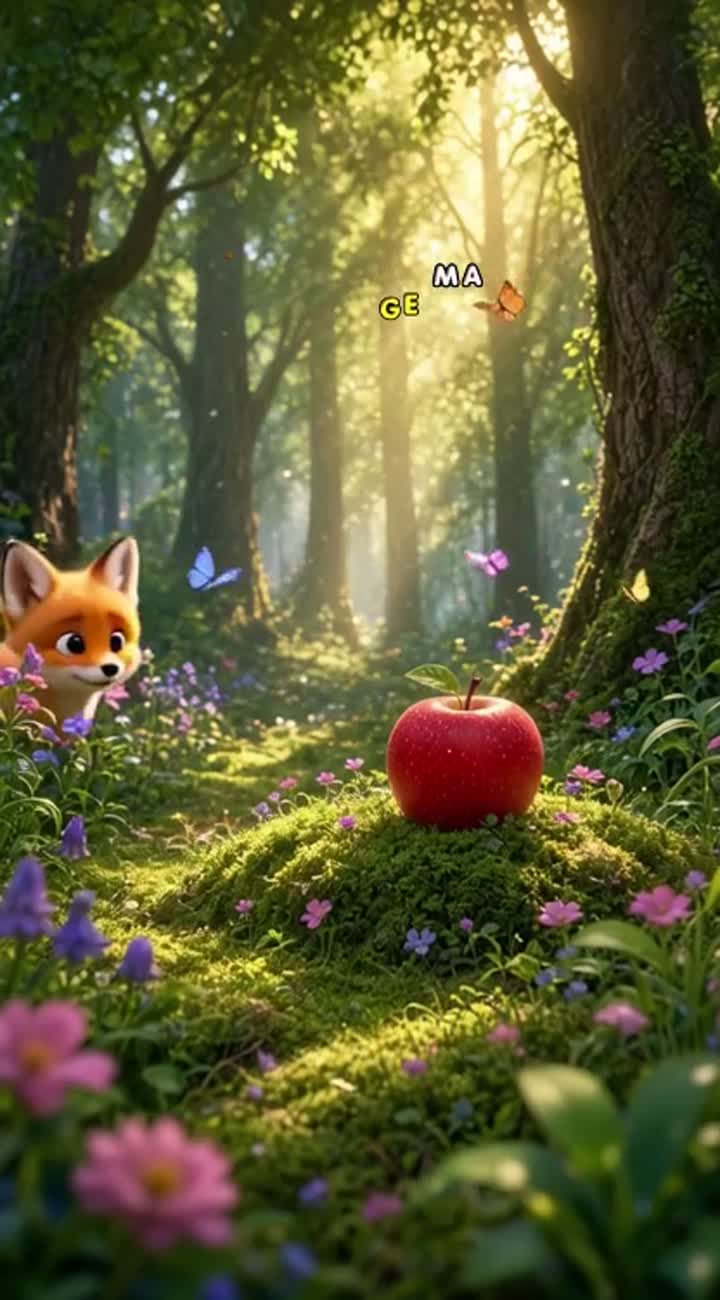 Beautiful, high-quality 3D animated children's cartoon… — AI cartoon
