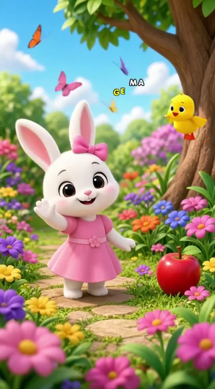 Short 3D animated cartoon for children, using bright… — AI cartoon