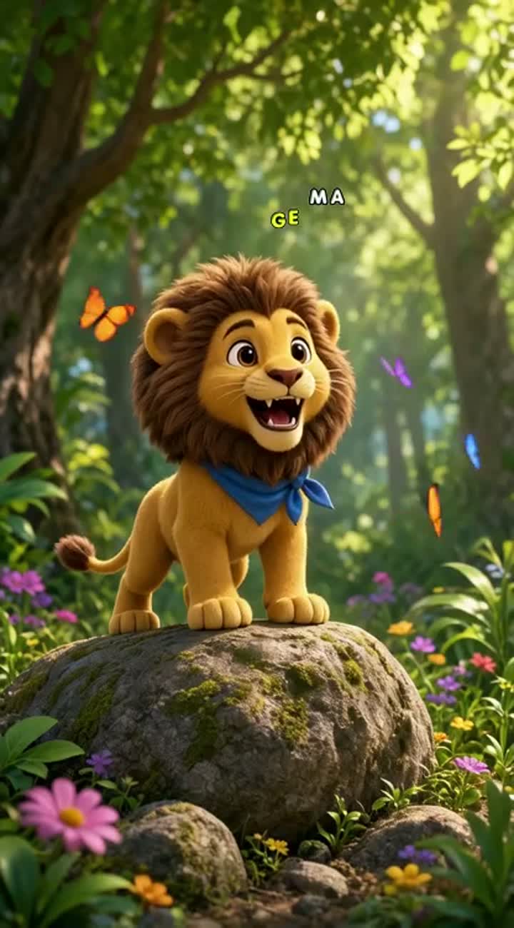 3D animated children's cartoon in the style of a warm family… — AI cartoon