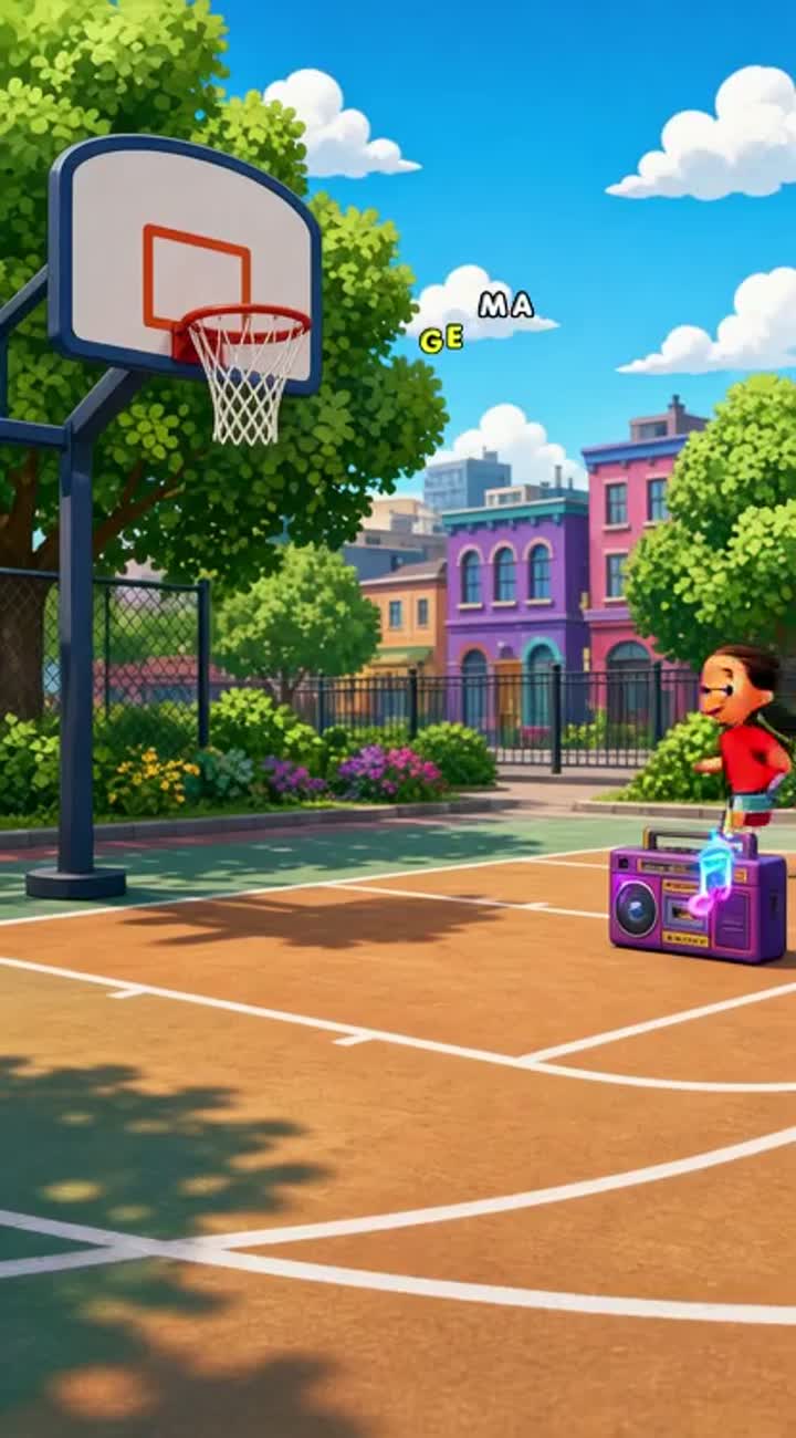Kids dancing Animated cartoon with smooth animation… — AI cartoon