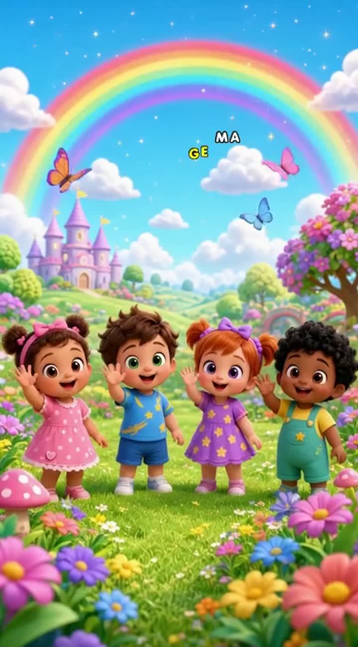 Animated video for toddlers and preschool children — AI cartoon