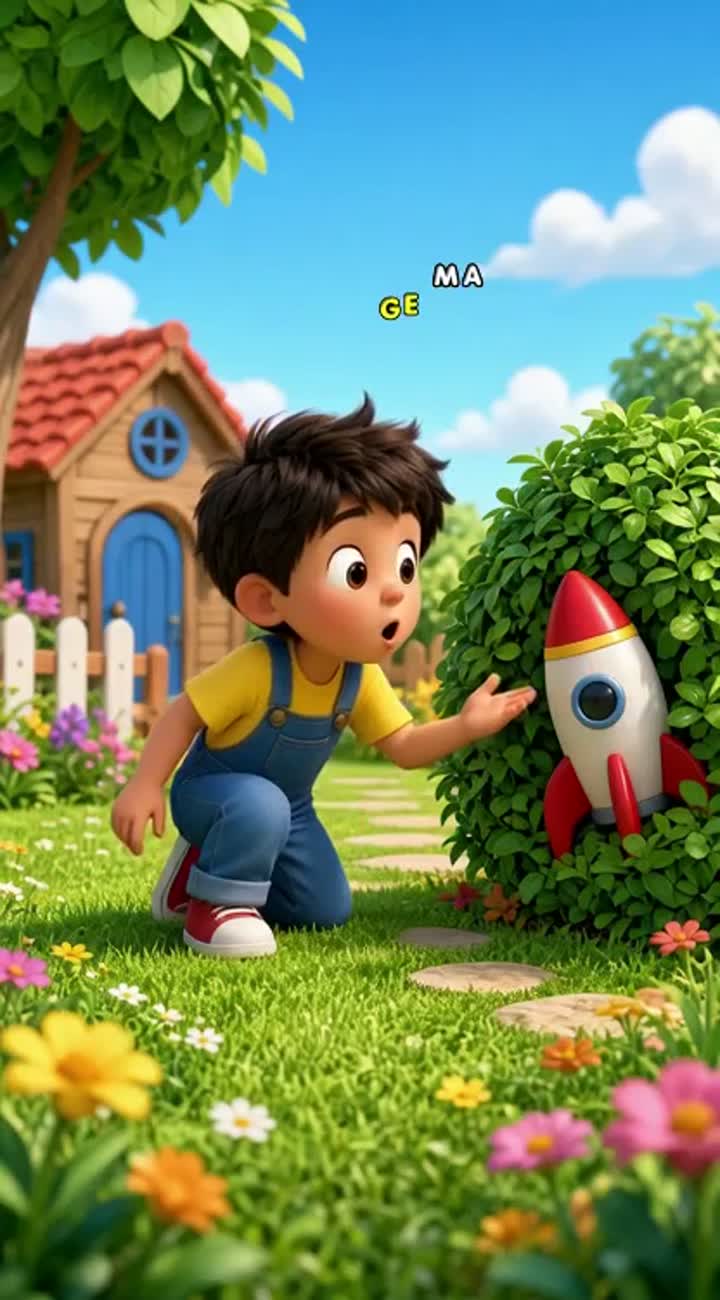 Crée un dessin animé pour enfants de 3 à 6 ans, d'environ en français — AI cartoon