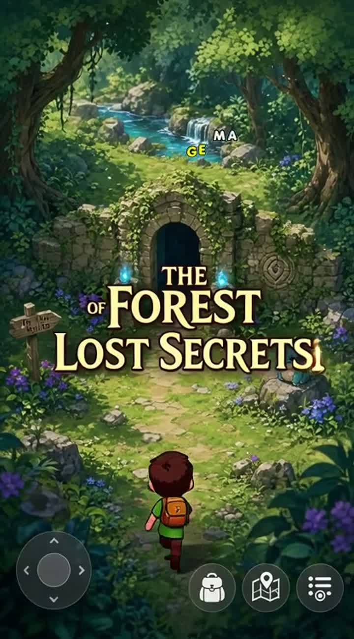 THE FOREST OF LOST SECRETS — AI cartoon
