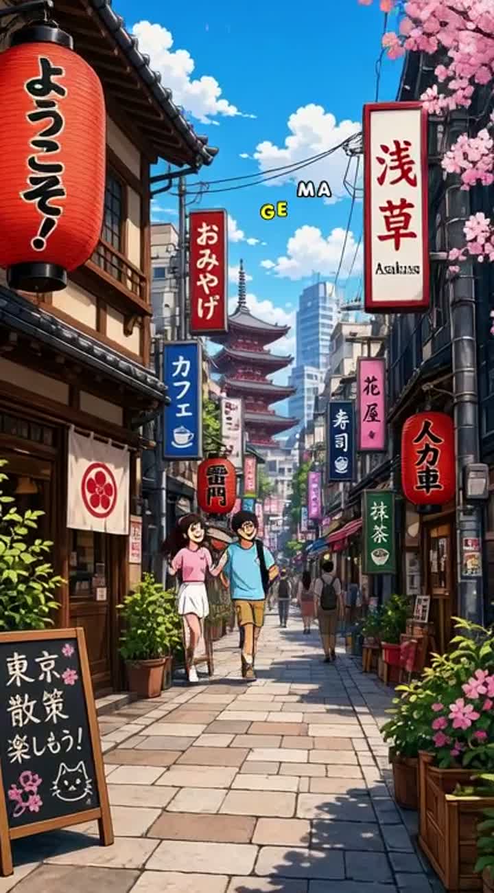 A vibrant cartoon animation with bright, lively colours… — AI cartoon