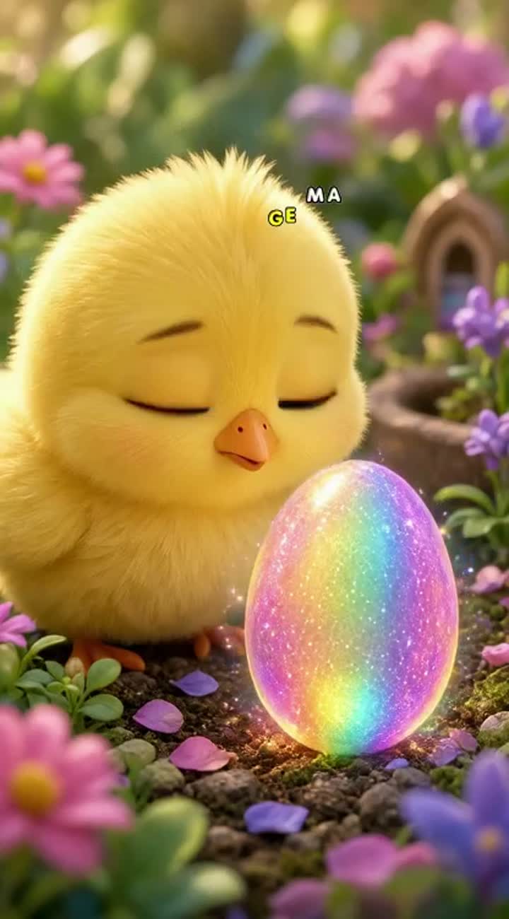High-quality 3D animated children's short video, vertical 9:16 format, — AI cartoon