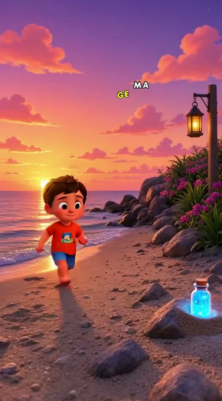 Short 3D cartoon in Arabic for YouTube Shorts — AI cartoon