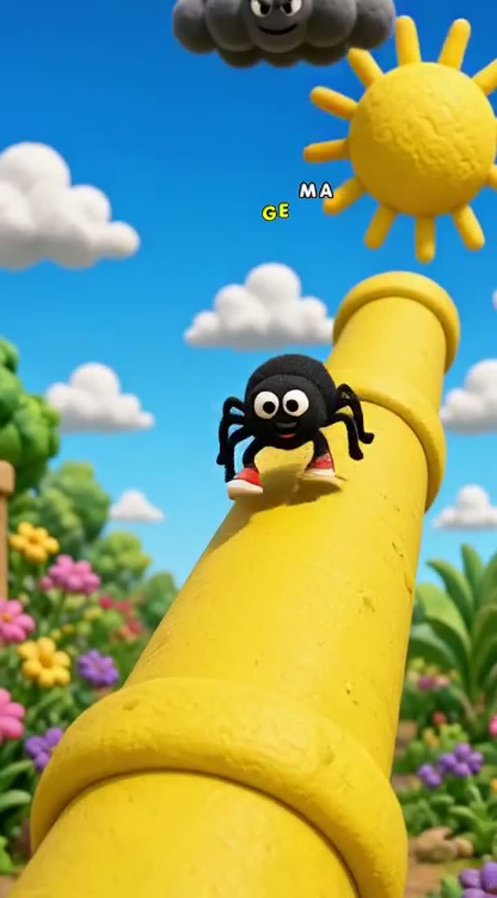 A 3D claymation-style cartoon of a friendly… — AI cartoon