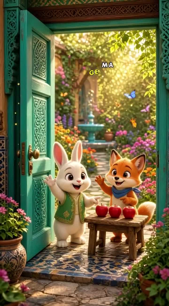 A premium, colorful Pixar-like 3D animated cartoon in vertical… — AI cartoon