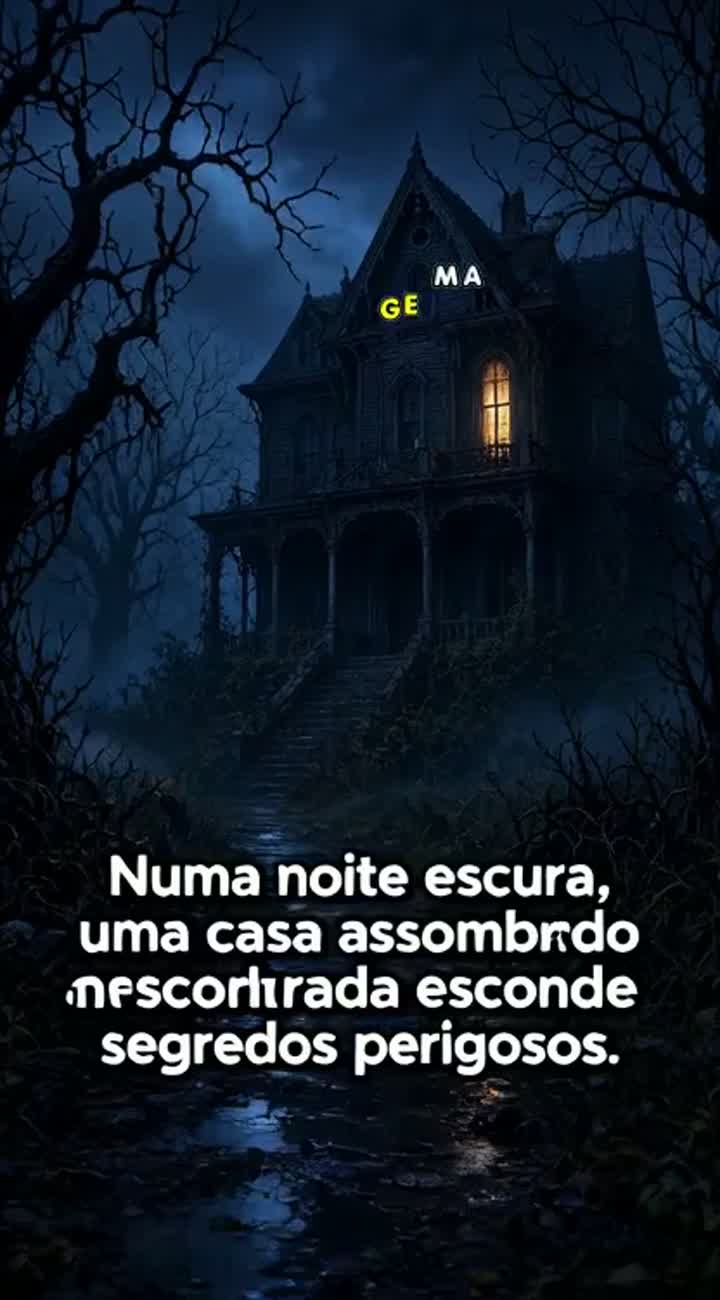 Crie um vídeo para TikTok de sobre uma história misteriosa… — AI cartoon