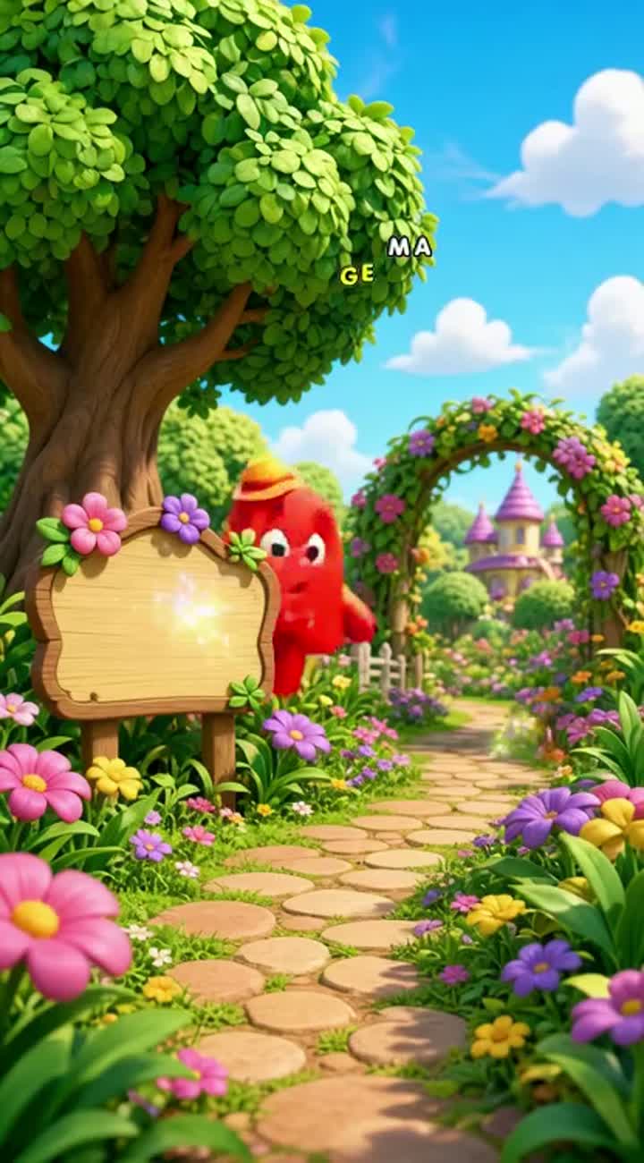 Vídeo infantil 3D de até em português brasileiro… — AI cartoon