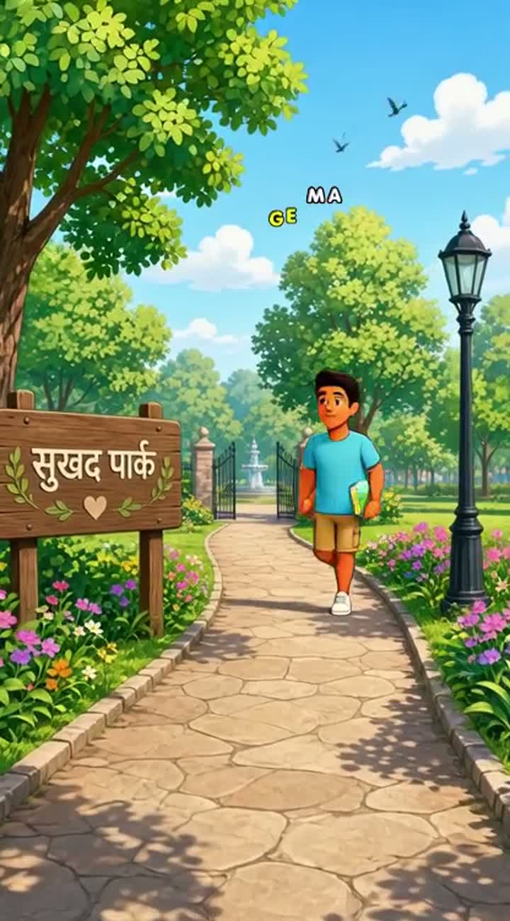 A vibrant, colorful cartoon with smooth, fluid animation — AI cartoon