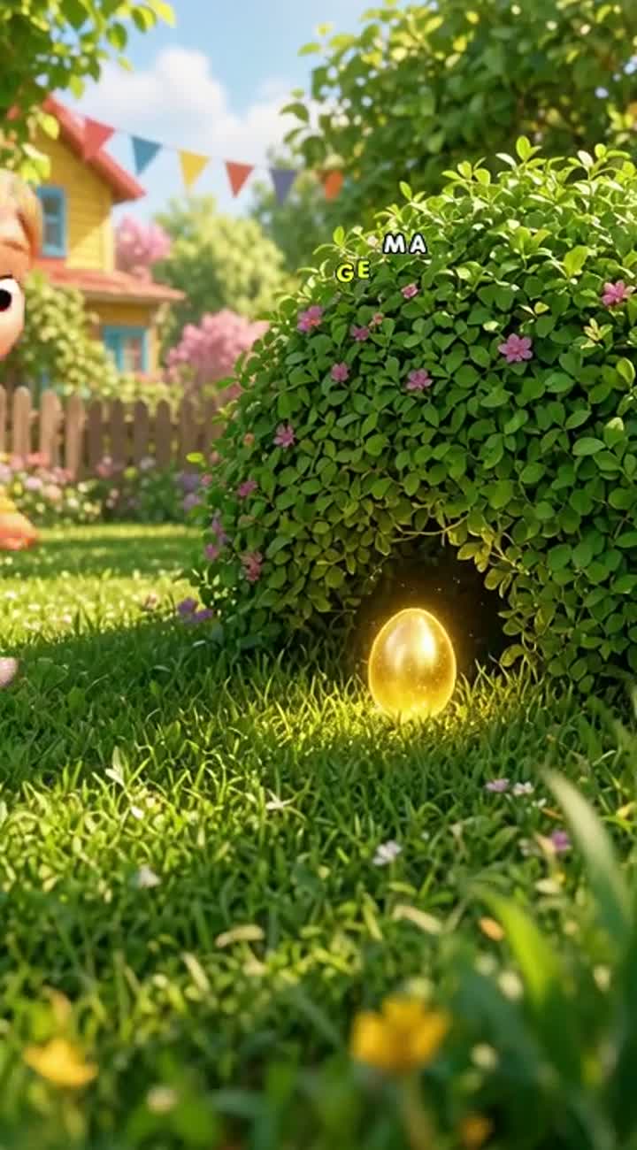 A vibrant, colorful 3D animated family film with charming stylized… — AI cartoon