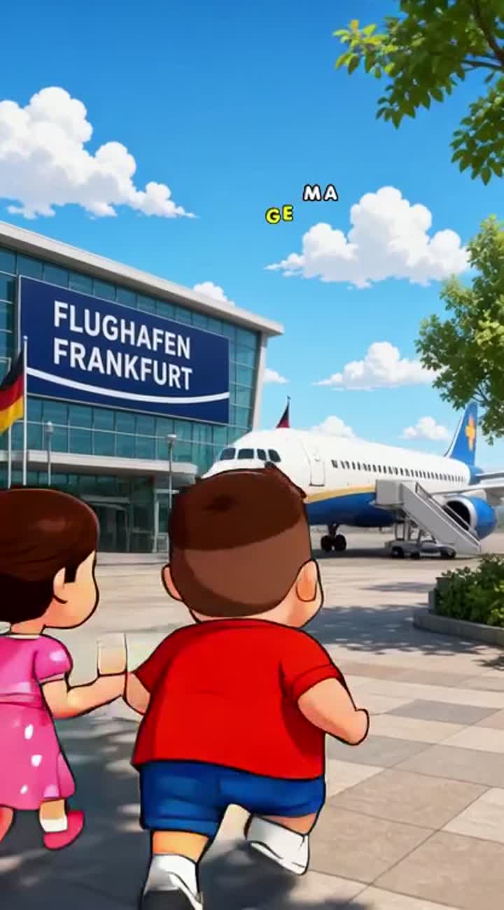 Krijo nje video me nje djale te shendoshe qe niset me motren… — AI cartoon