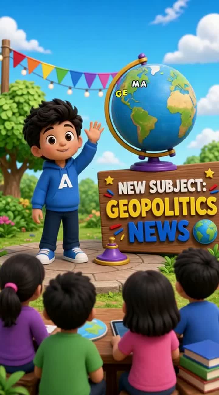 ALPHA'S GEOPOLITICS NEWS FOR SSB ASPIRANTS — AI cartoon