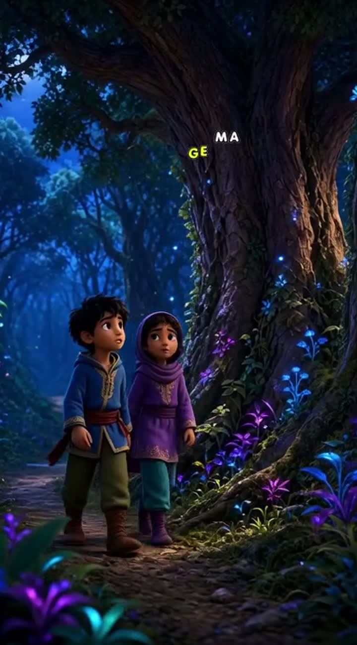 A brave 8-year-old Moroccan boy named Yassine and a clever… — AI cartoon