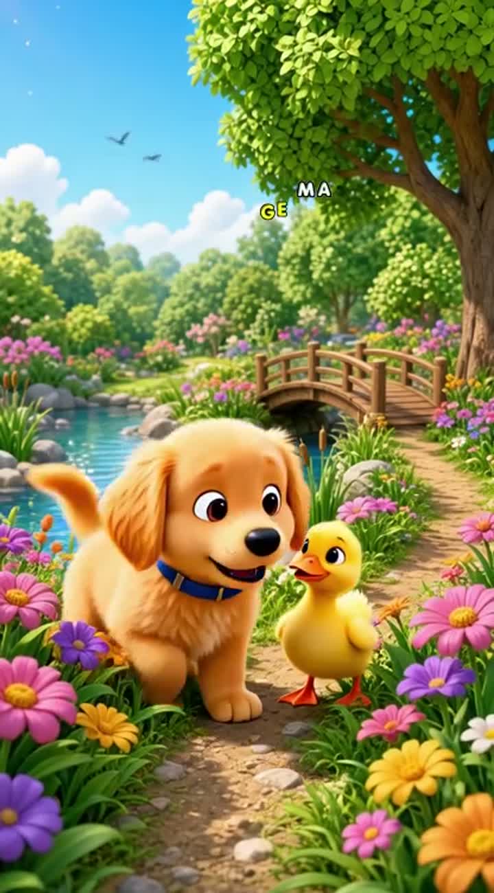 Colorful 3D animated cartoon for a US YouTube audience titled… — AI cartoon