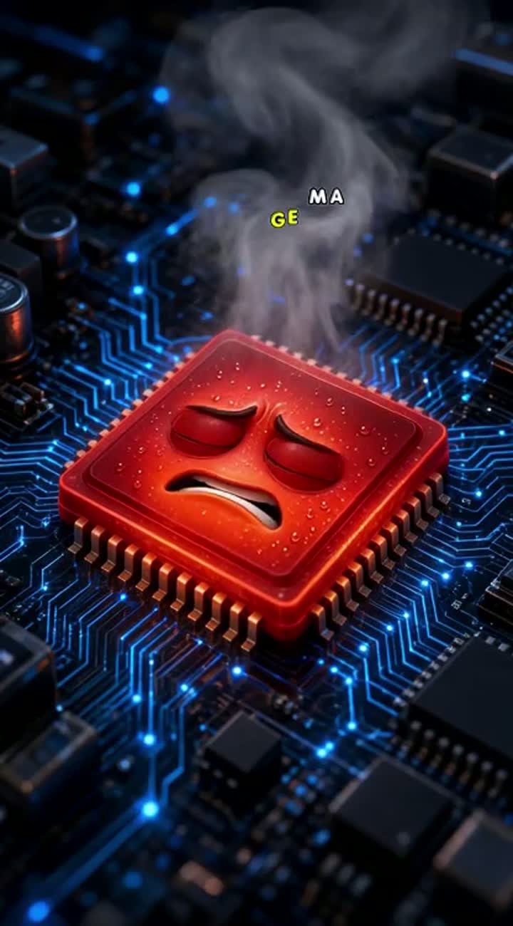 3D cartoon animated video, about set inside a computer — AI cartoon