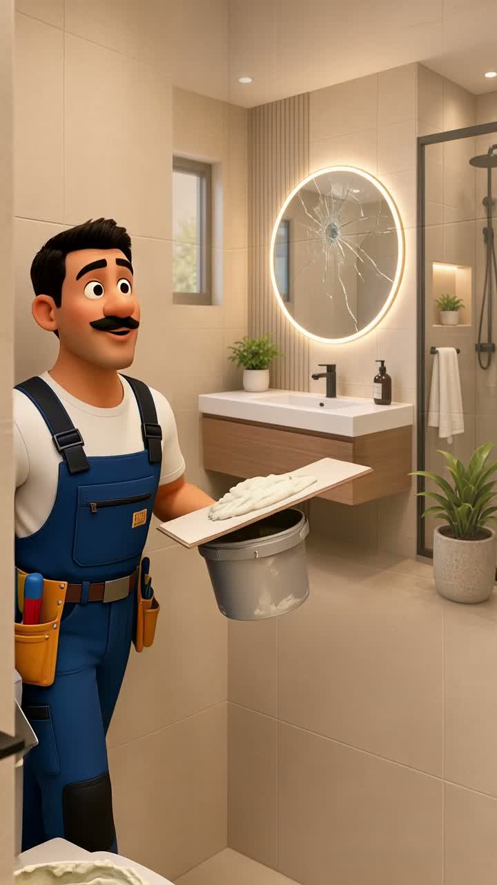 Colorful 3D cartoon advertisement — AI cartoon