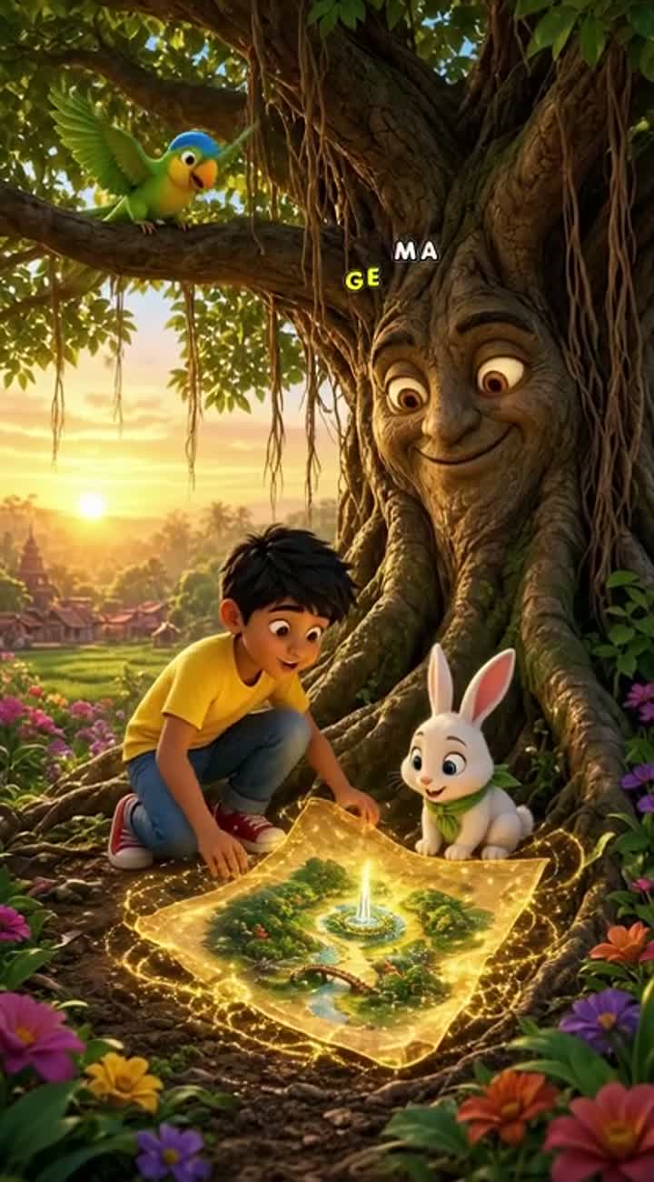 3D cartoon with high-quality cinematic animation… — AI cartoon