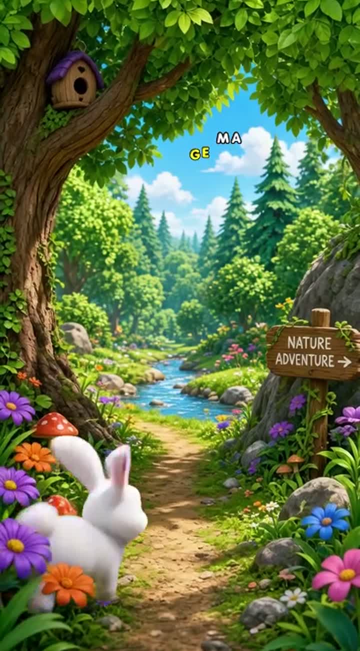 Educational cartoon video for children aged 4-8 — AI cartoon