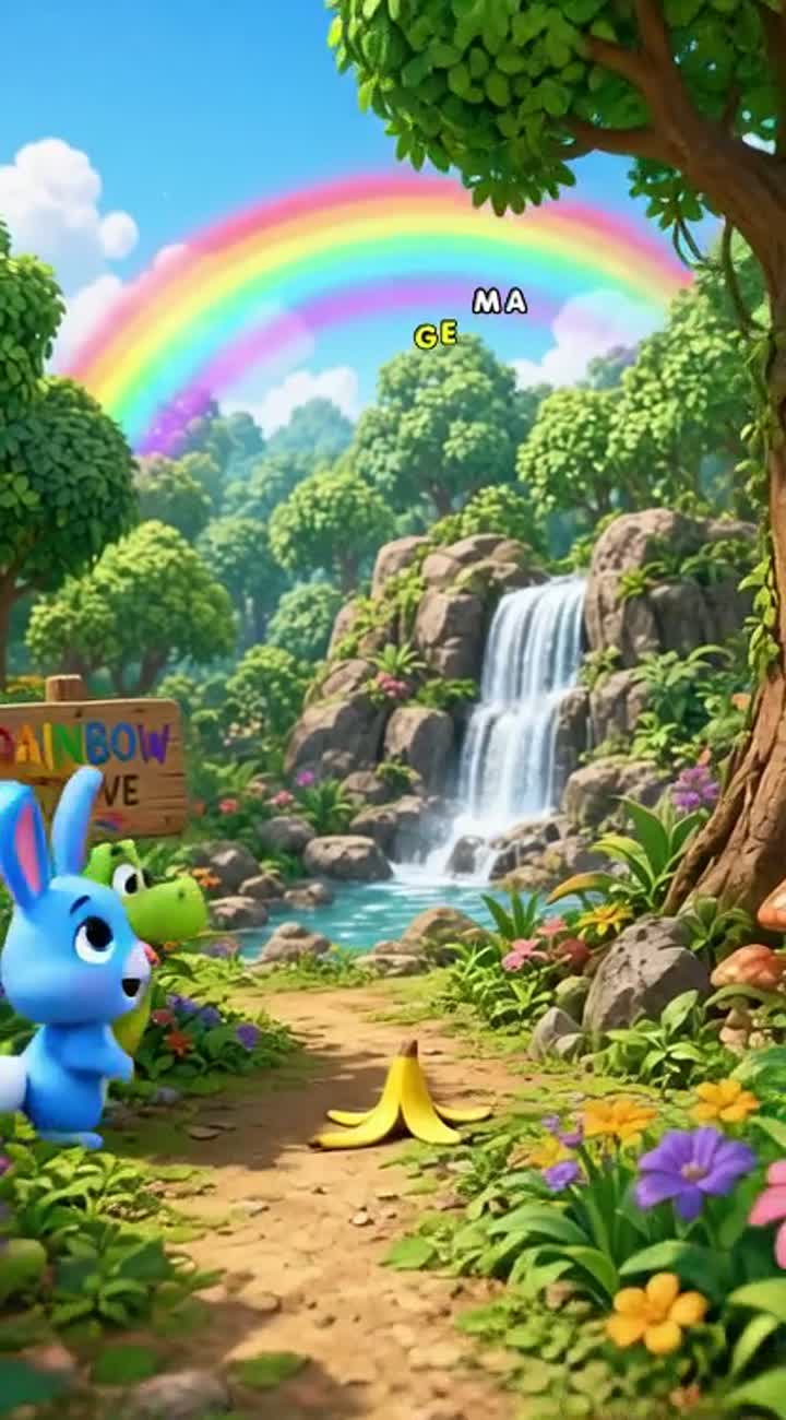 Benny and the Magic Rainbow — AI cartoon