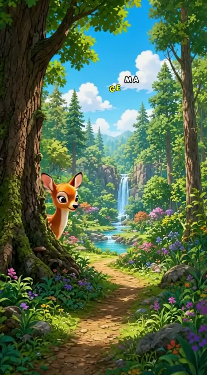 Una serie infantil de aventuras, amistad y naturaleza… — AI cartoon