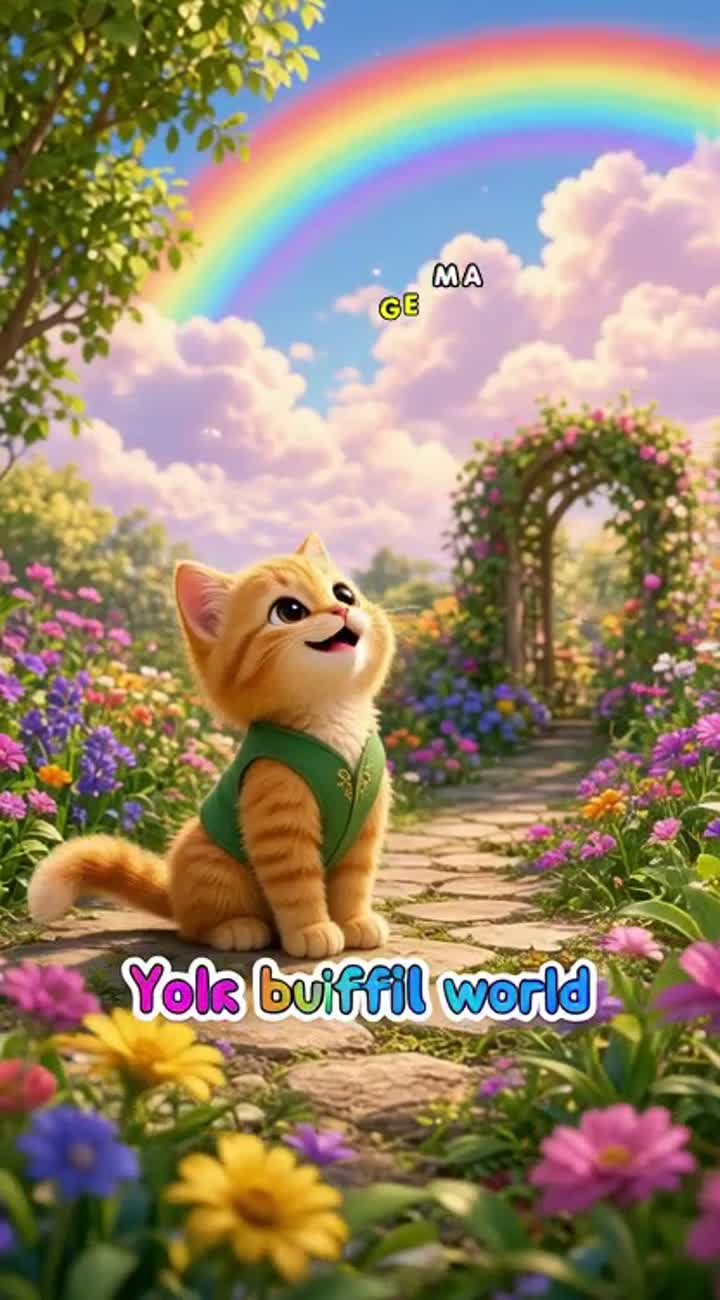 The Little Muslim Kitten Learns Kindness — AI cartoon