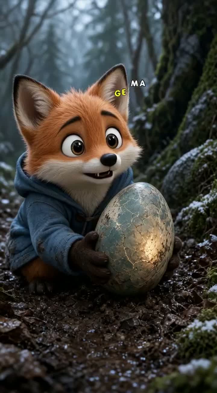 Flick Found an Egg That Was ALIVE?! — AI cartoon